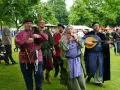 Musiker mit Dudelsack und Laute beleben die Waltrop Veranstaltungen. Mittelalterliche Gewänder und fröhliche Klänge ziehen die Besucher in ihren Bann.