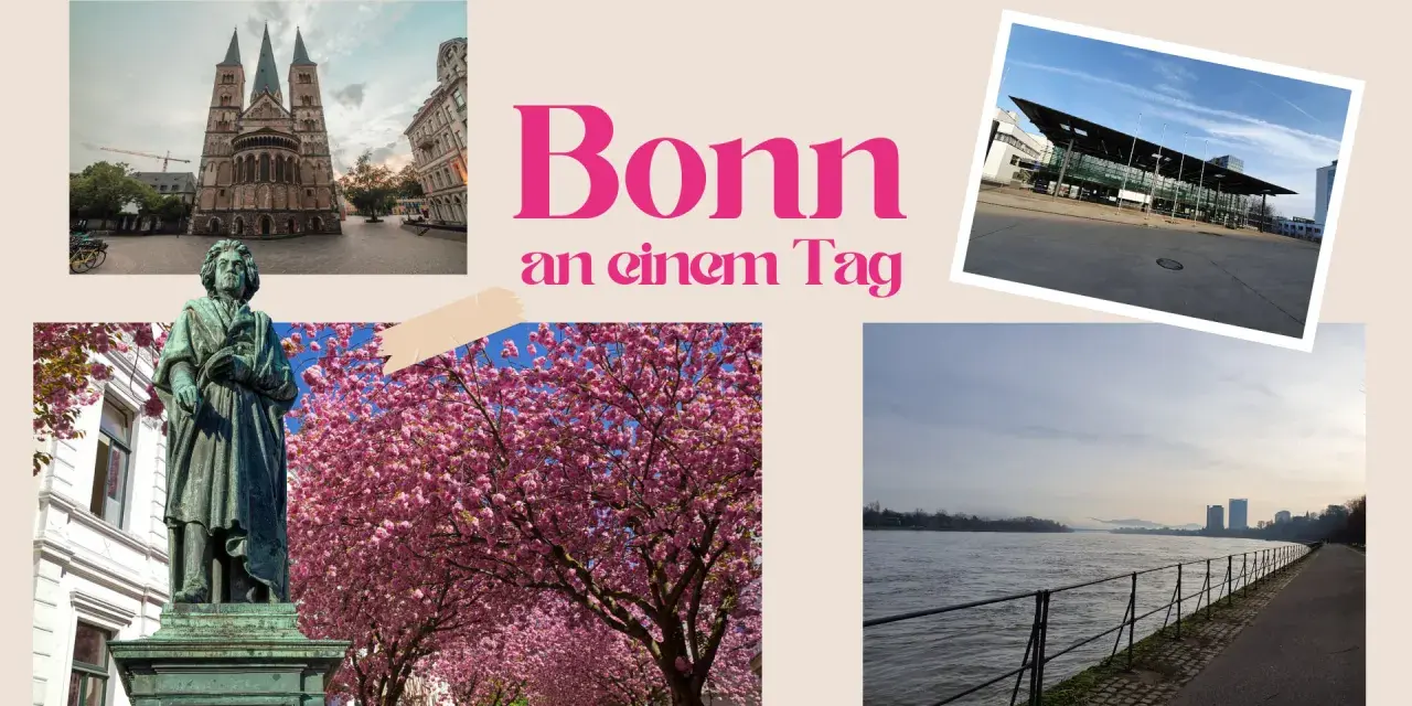 Bonn an einem Tag: Beethoven-Denkmal, Münster, Rheinpromenade und moderne Architektur – so viel kann man in Bonn machen!