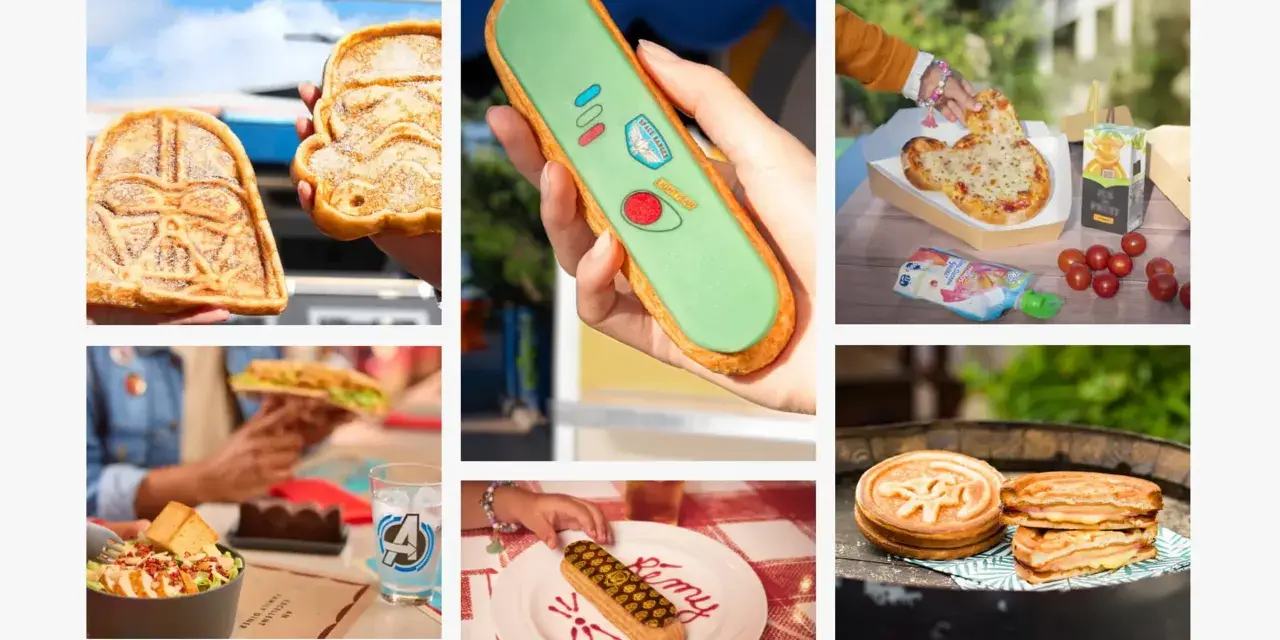 Disneyland Paris Restaurants: Preise für Star Wars-Waffeln, Buzz Lightyear-Eclairs, Mickey-Pizza und mehr.