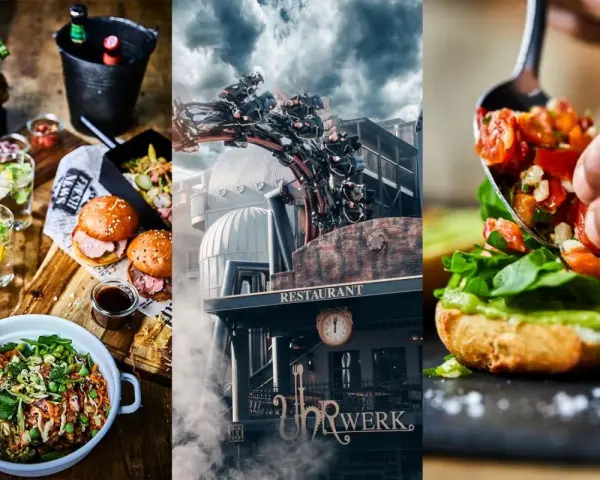 Leckeres Essen im Phantasialand: Burger, Bowl & frische Zutaten. Ein Restaurant mit einzigartiger Atmosphäre.