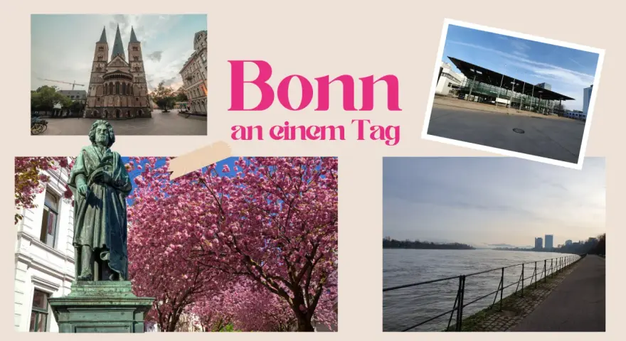 Bonn an einem Tag: Beethoven-Denkmal, Münster, Rheinpromenade und moderne Architektur – so viel kann man in Bonn machen!
